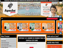 Tablet Screenshot of apacheperu.com